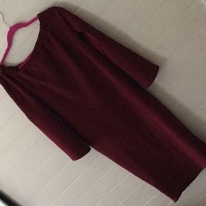 Off the shoulder midi dress